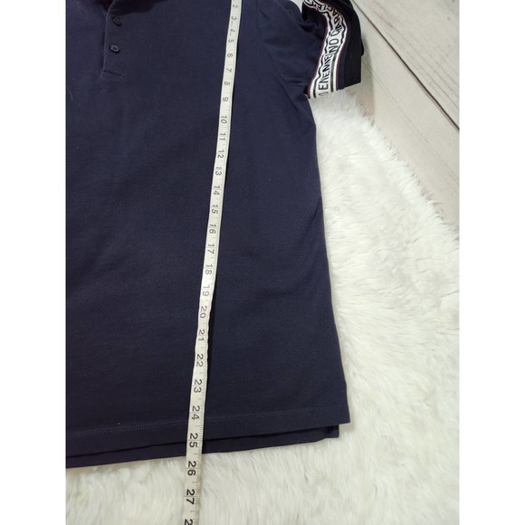 Inimigo Men's Blue Cotton Short Sleeve Button Front Collar Polo‎ Shirts Size XXL - Picture 7 of 7